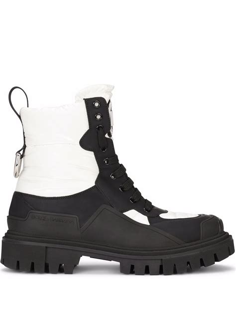 dolce gabbana boots womens|dolce and gabbana chunky boots.